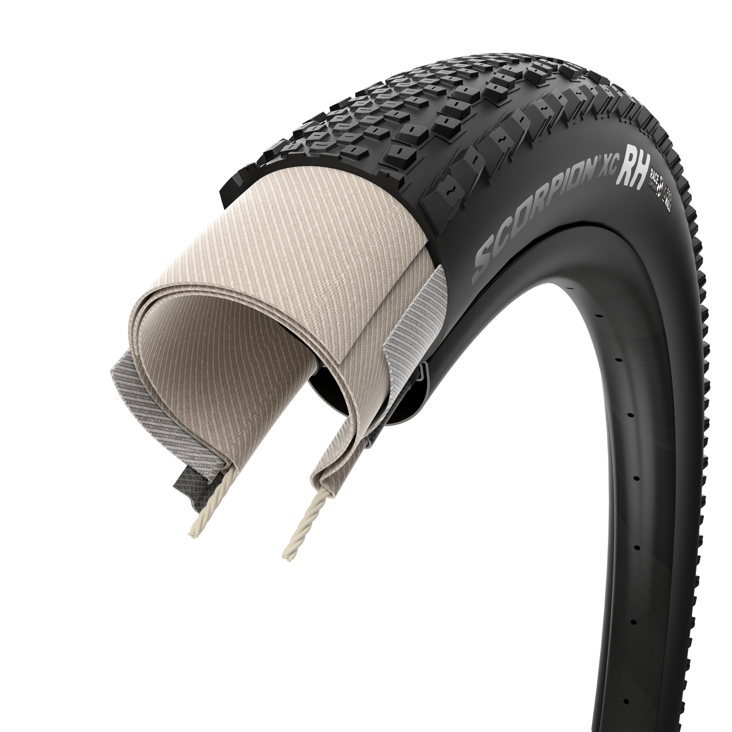 PIRELLI SCORPION RACE XC RH ProWall 29x2.40 Tubeless Ready Soft Silver-dæk