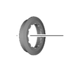 SHIMANO CS-R9200 Kassettelåsemøtrik og -skive