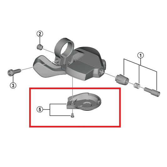 SHIMANO U4000 Left Lever Cover