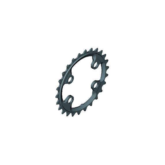 SHIMANO XTR 38T klinge til FC-M9020-2/FC-M9000-2/FC-M9020-B2