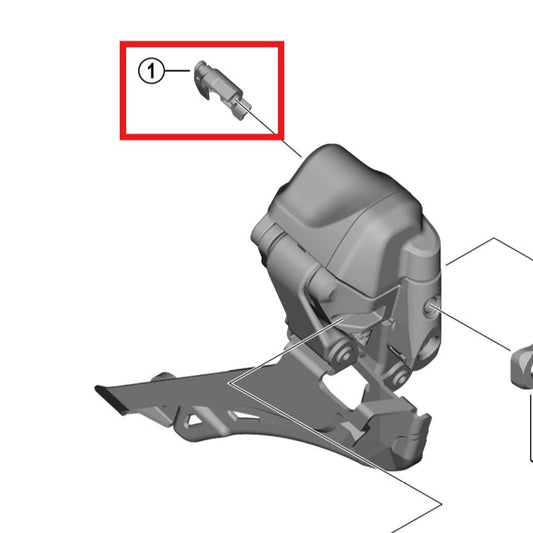 SHIMANO FD-R9250/R8150 Dæksel til forreste derailleurport