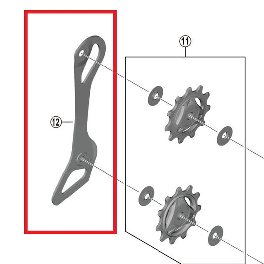 SHIMANO RD-R9250 indvendigt gaffelhoved