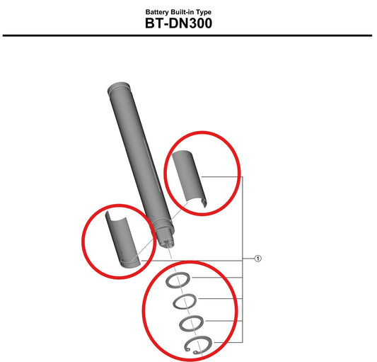 SHIMANO BT-DN300 batteriadapter