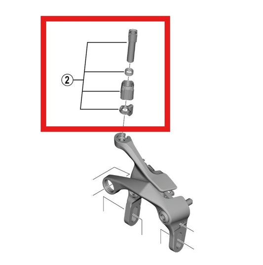 SHIMANO BR-R7000/7010 cable tensioning screw