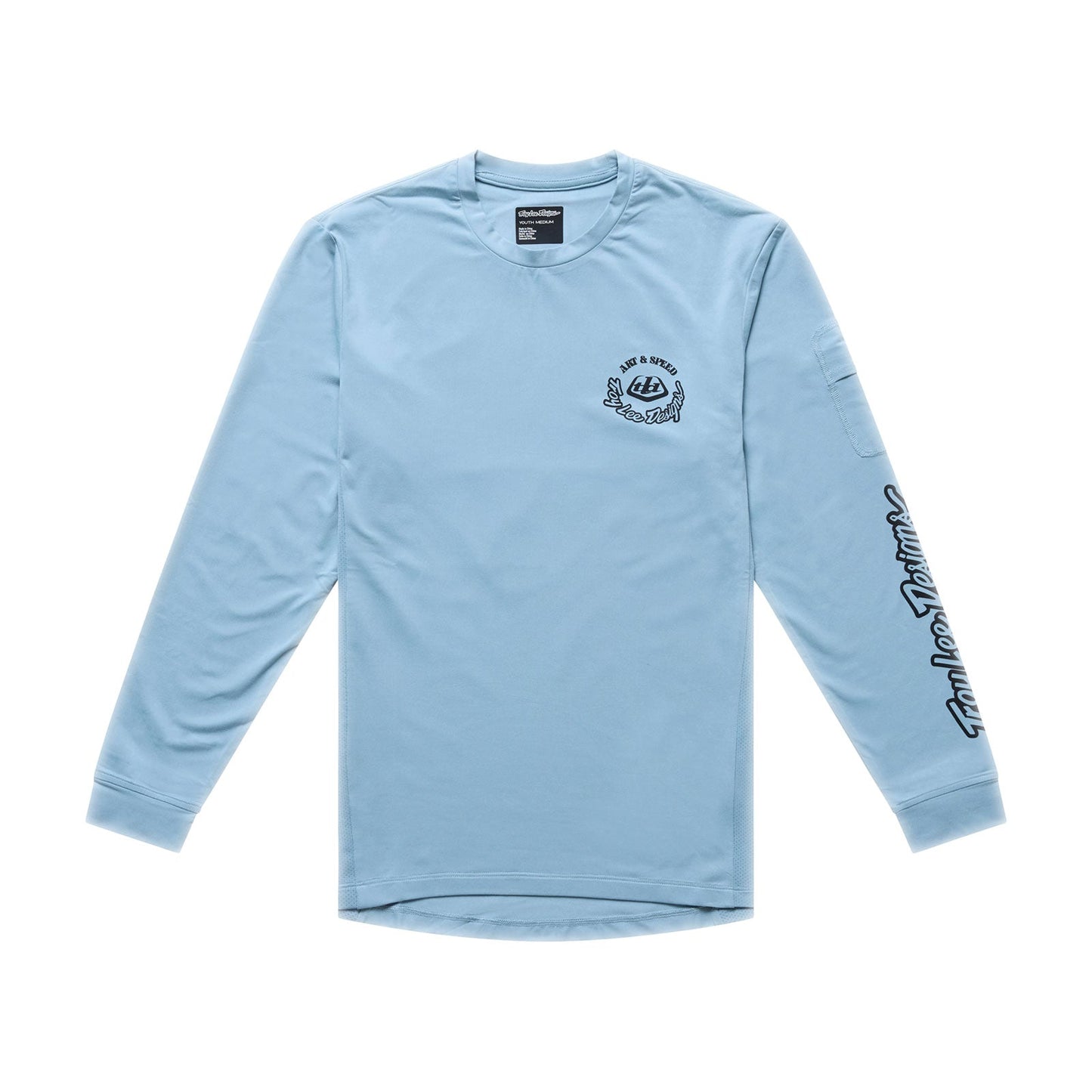 TROY LEE DESIGNS RUCKUS RIDE CARBS Junior Langærmet Jersey Blå