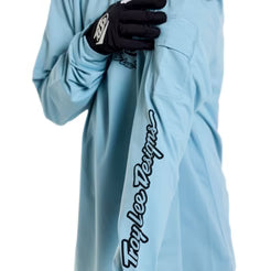 TROY LEE DESIGNS RUCKUS RIDE CARBS Junior Langærmet Jersey Blå