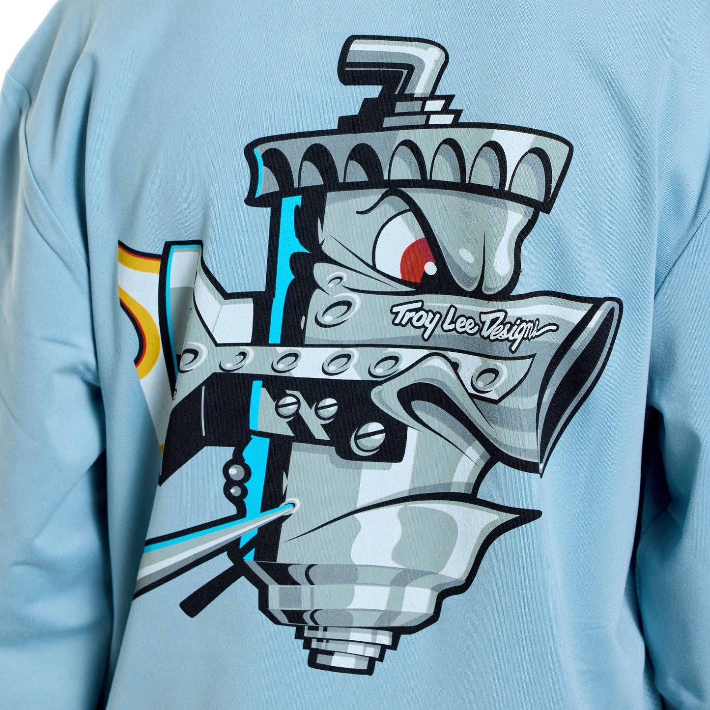 TROY LEE DESIGNS RUCKUS RIDE CARBS Junior Langærmet Jersey Blå