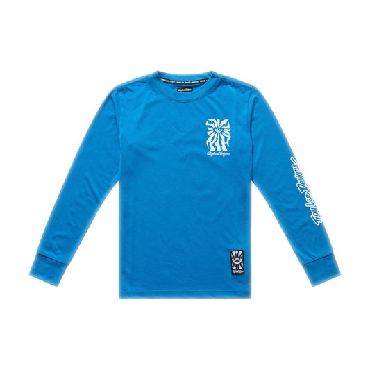 TROY LEE DESIGNS SKYLINE RIDE ONE EYE AERO Junior Long Sleeve Jersey Blue