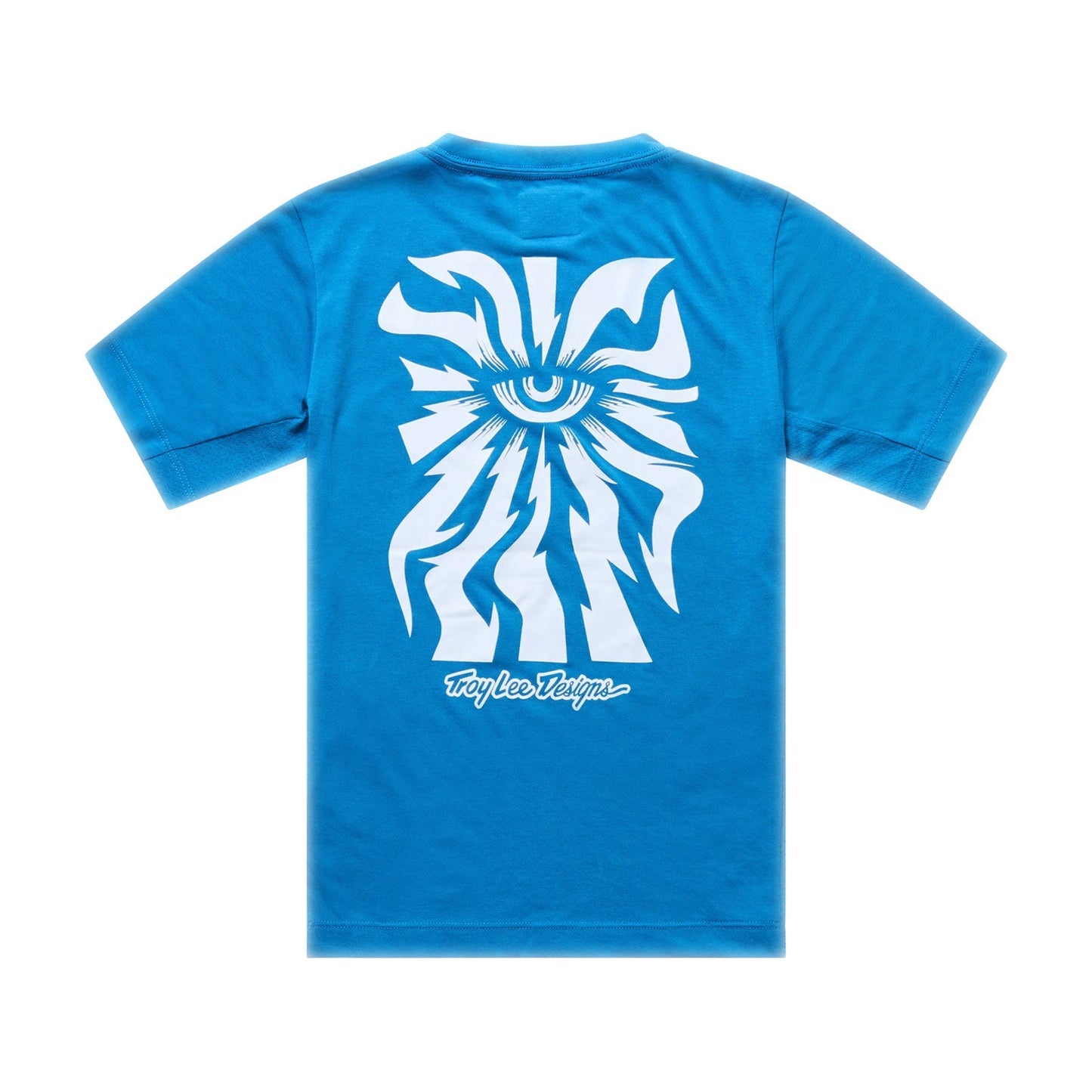 TROY LEE DESIGNS SKYLINE RIDE ONE EYE AERO Junior Short Sleeve Jersey Blue