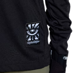 TROY LEE DESIGNS SKYLINE RIDE SIGNATURE Junior Long Sleeve Jersey Black/Green