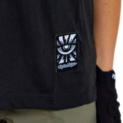 TROY LEE DESIGNS SKYLINE RIDE SIGNATURE Junior Short Sleeve Jersey Black/Green