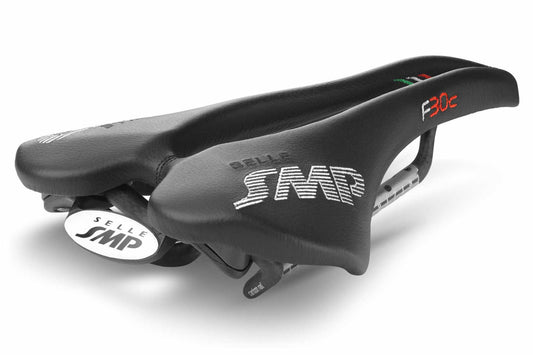 Sadel SMP F30C sorte kulfiberskinner