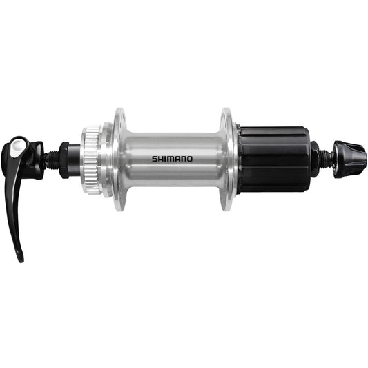 Baghjulsnav SHIMANO FH-QC400 - Polished Silver Edition