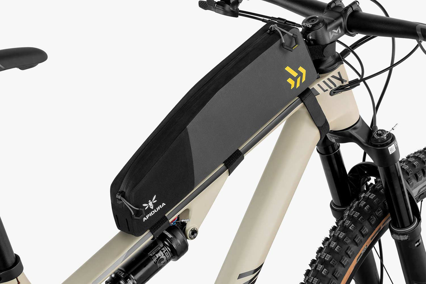 Rammetaske APIDURA BACKCOUNTRY LONG TOP TUBE PACK 1,8 L Sort Grå