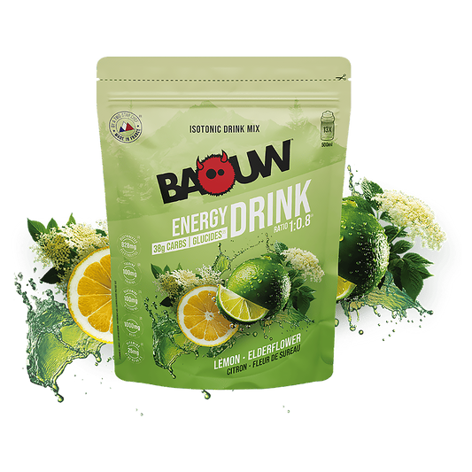BAOUW ISOTONIC Energidrik (585 g) Citron Hyldeblomst