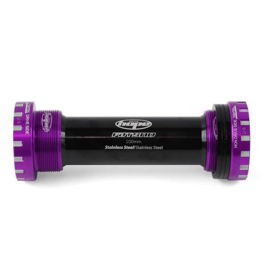 HOPE 100 mm Fat Bike 24 mm aksel krankboks #BBSSFATPU Lilla