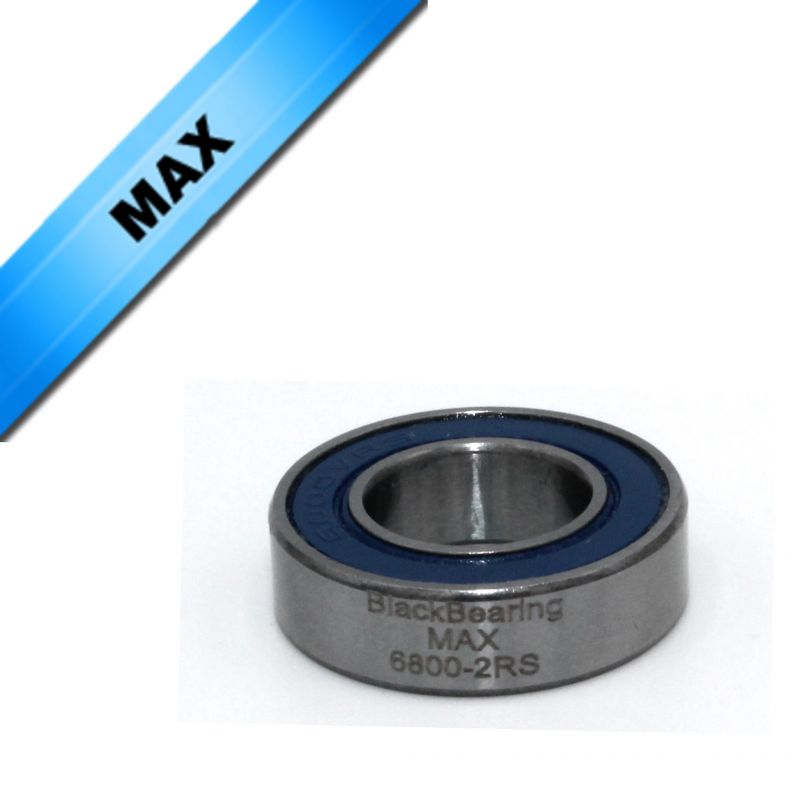 BLACK BEARING MAX 6800 E-2rs styretøjsleje 10/11,5x19x5 mm
