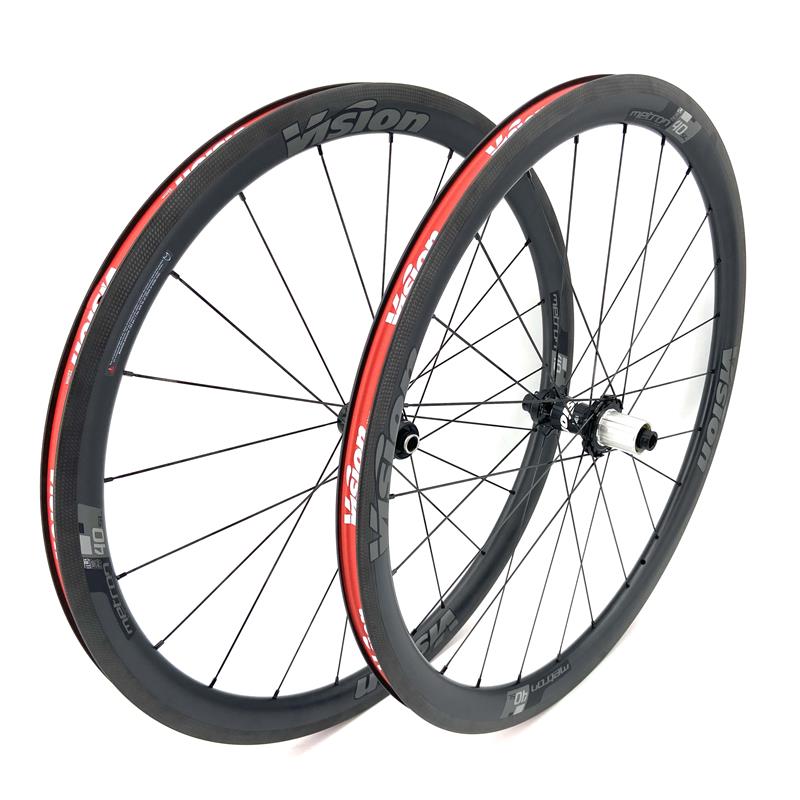 Pair of VISION METRON 40 SL Tubeless Ready Wheels (Center Lock)