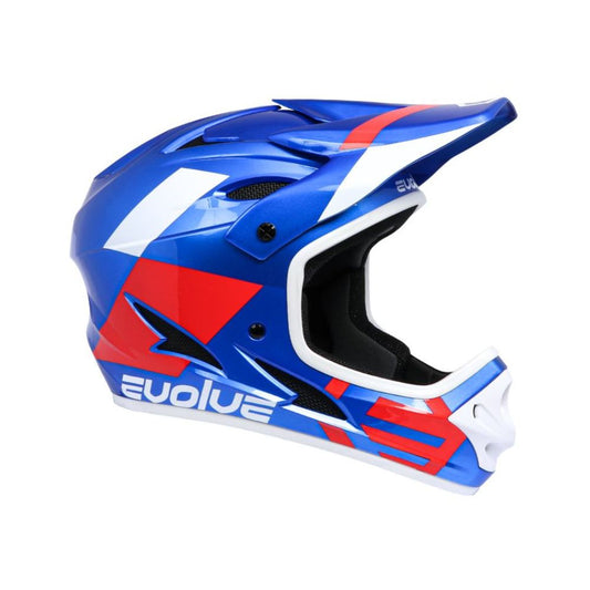 Evolve Storm cykelhjelm blå og rød