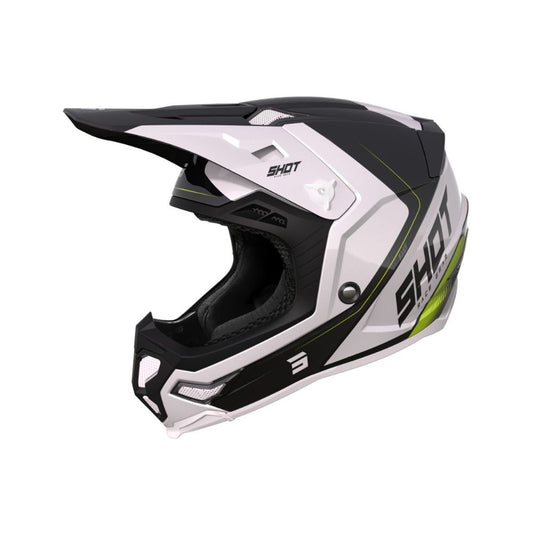 BMX-hjelm SHOT CORE Fast sort perlemorsfarvet