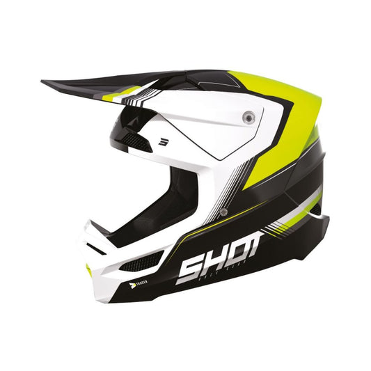 BMX-hjelm SHOT RACE Tracer neongul