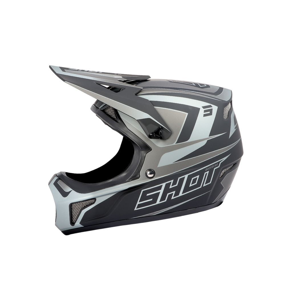 BMX-hjelm SHOT ROGUE Junior Level Mat Sort