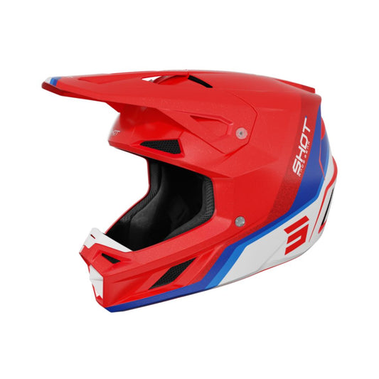 BMX-hjelm SHOT SPEED Atomic Red Pearly
