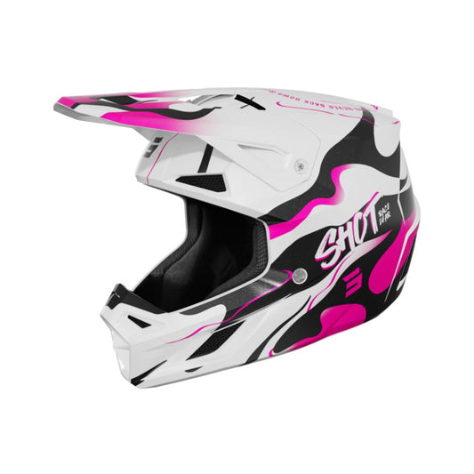 BMX-hjelm SHOT SPEED Uhyre Perlerosa