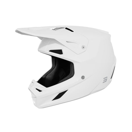BMX-hjelm SHOT SPEED Solid White Glossy