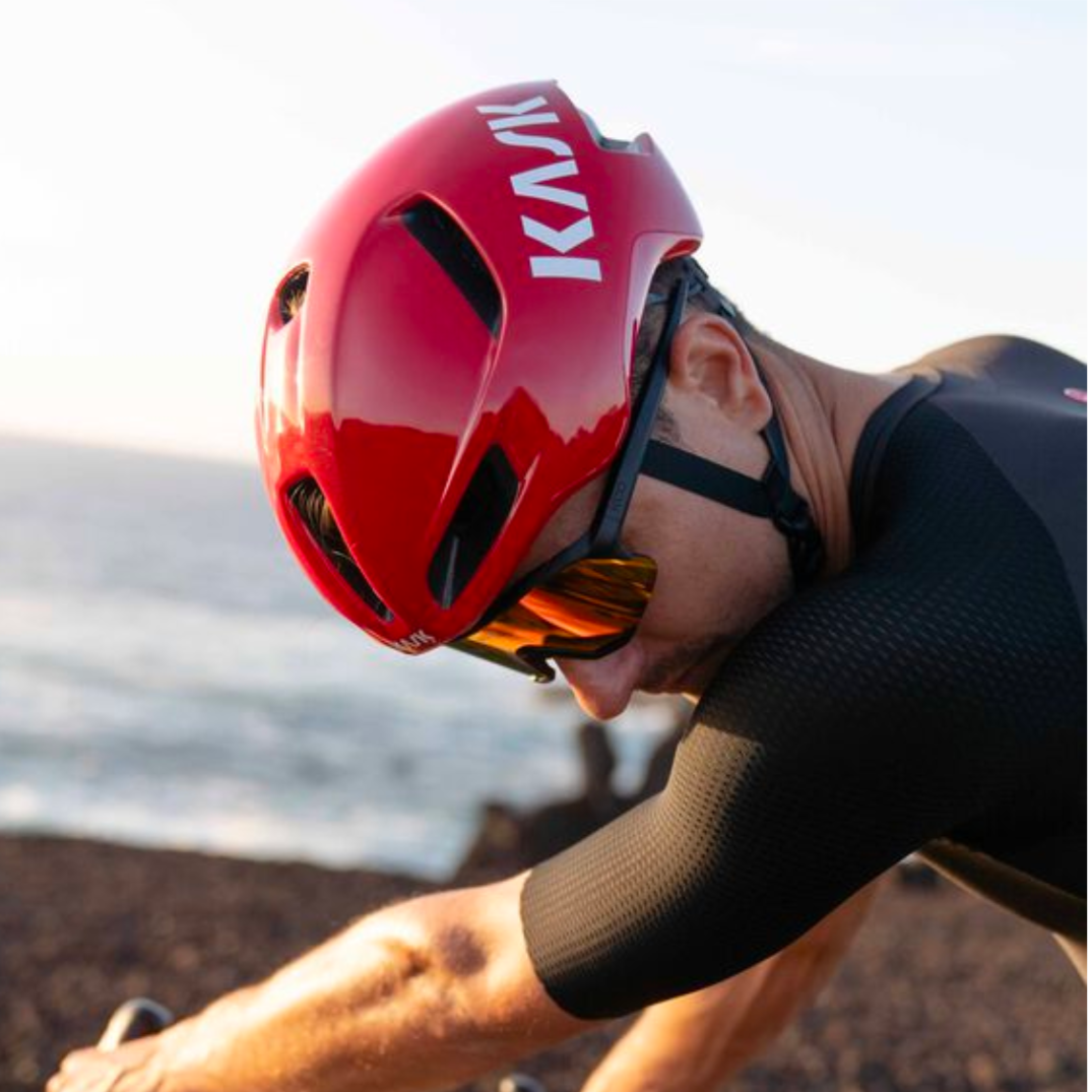KASK UTOPIA Y landevejshjelm rød