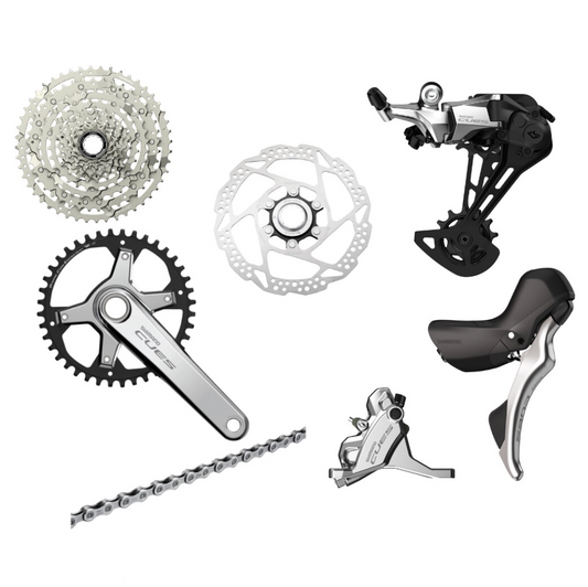 Geargruppe SHIMANO CUES 10V - Polish Silver Edition