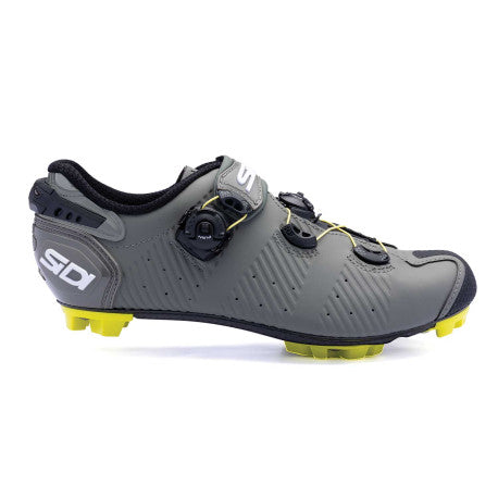 SIDI DRAKO 2S SRS MTB-sko Militærgrå/gul