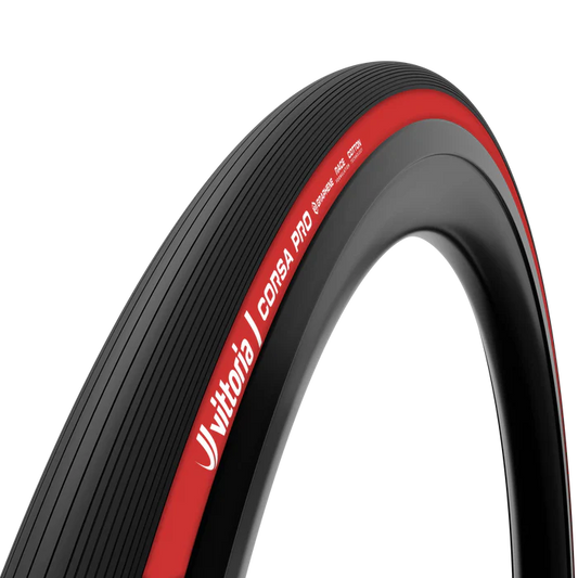 VITTORIA CORSA PRO 700c Tubeless Ready-dæk Rød