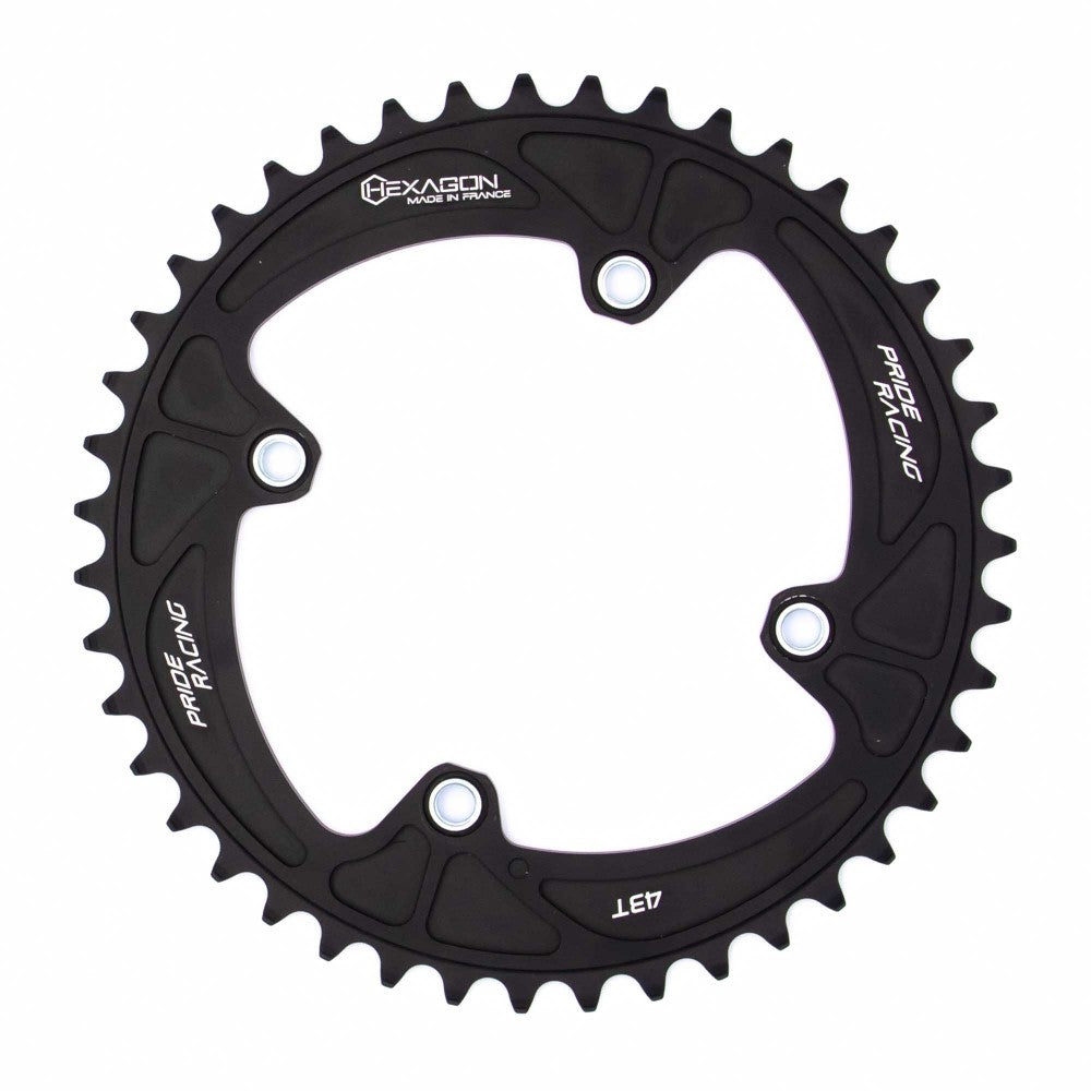 Krans PRIDE HEXAGON 4 Gevindbolt Sort