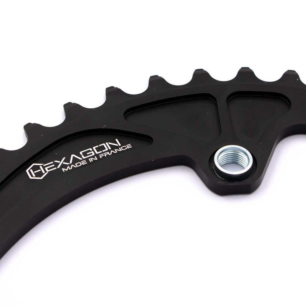 Krans PRIDE HEXAGON 4 Gevindbolt Sort