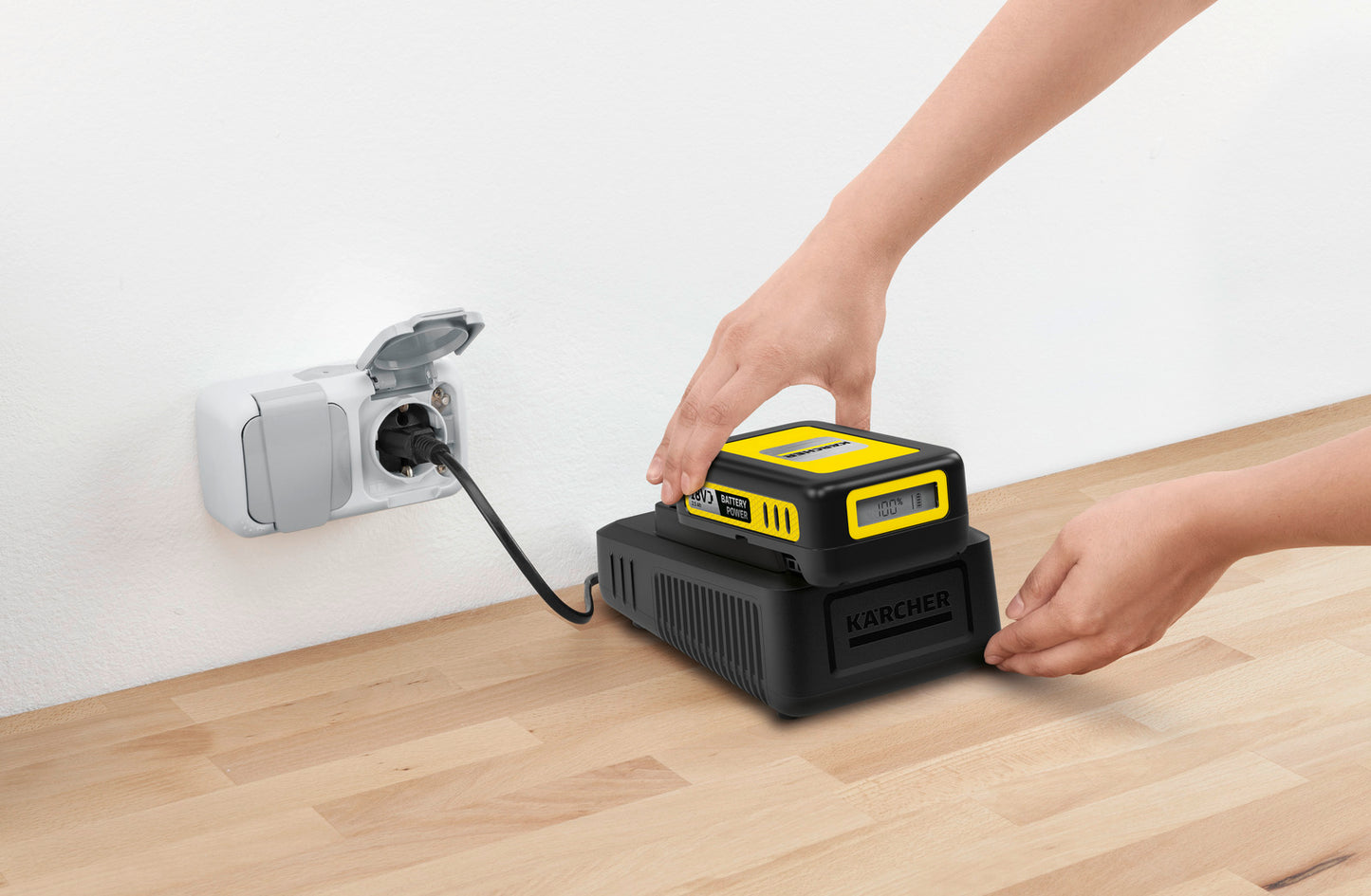 KÄRCHER Battery Power 18 V / 2,5 Ah batterisæt + hurtigoplader