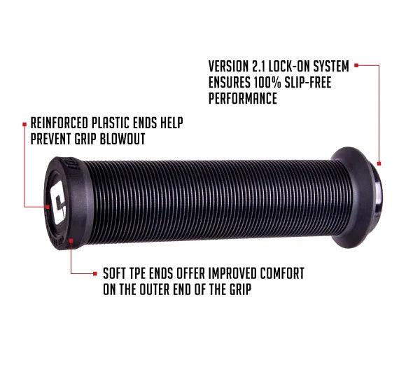 ODI LONGNECK V2.1 Lock-on greb 135 mm sort