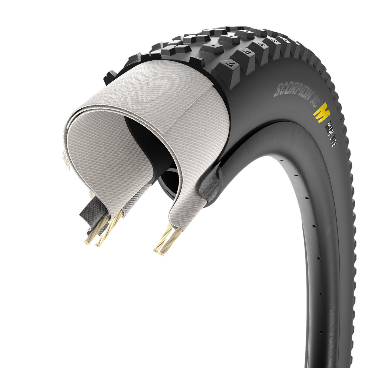 PIRELLI SCORPION RACE XC M 29x2.40 Tubeless Ready Soft Silver-dæk