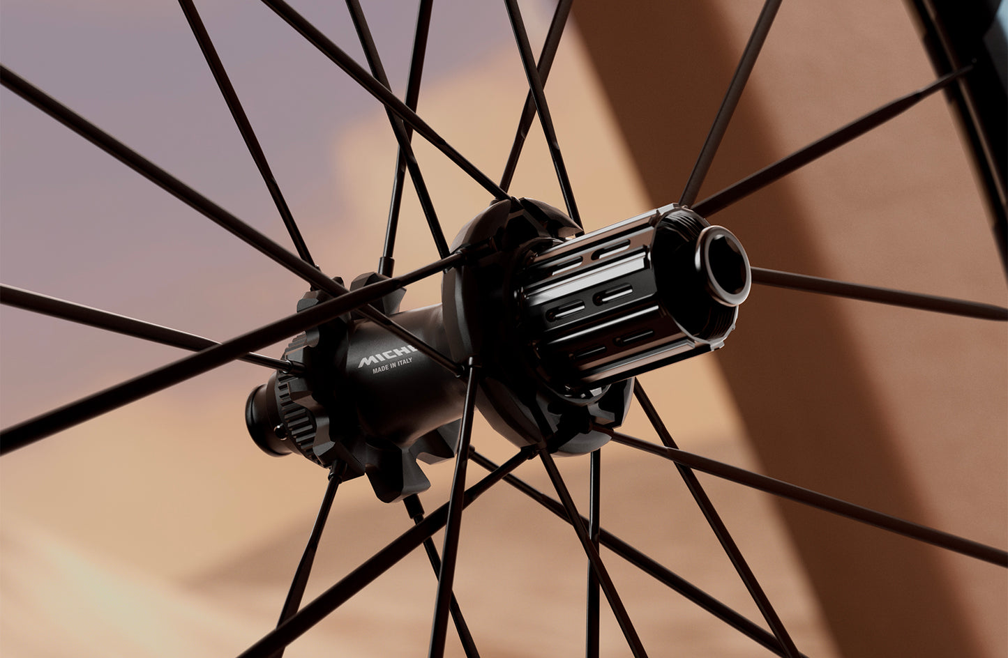 Pair of MICHE DEVA RD 52 Tubeless Ready Wheels (Center Lock) Black