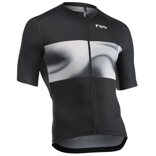 NORTHWAVE FORCE EVO Short Sleeve Jersey Black/Grey