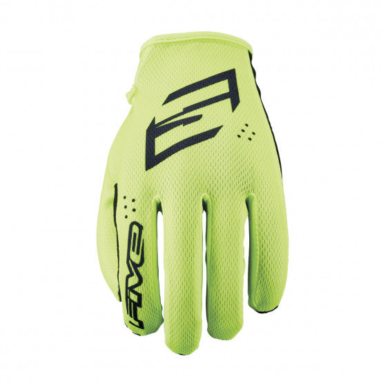 FIVE XR-RIDE Junior Split-handsker, sort/neon-gul