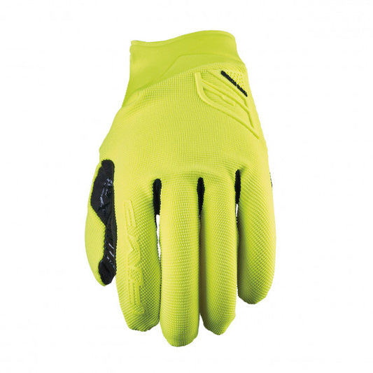 FIVE XR-TRAIL GEL Split-handsker, sort/neon-gul