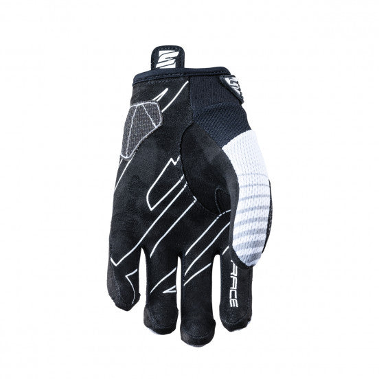 FIVE BMX RACE Junior-handsker, sort/hvid