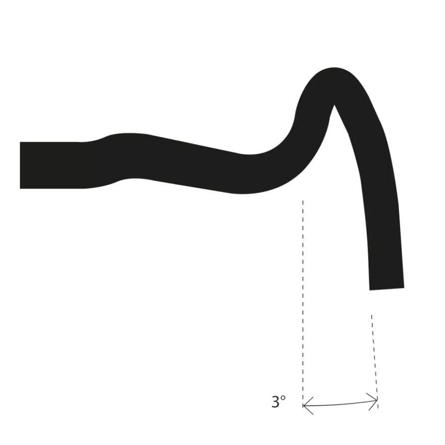 DEDA GERA ALU 24° POB Finish handlebars