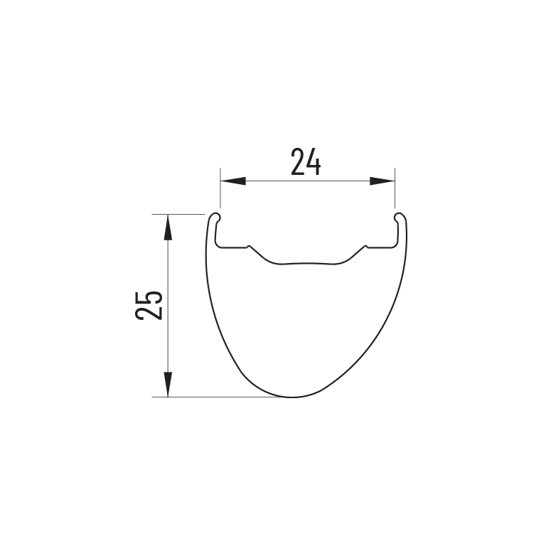 Par MICHE GRAFF Tubeless Ready-hjul (Center Lock)