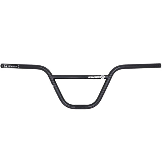 BMX-styr STAYSTRONG Chevron Straight Race Sort Ø22.2mm