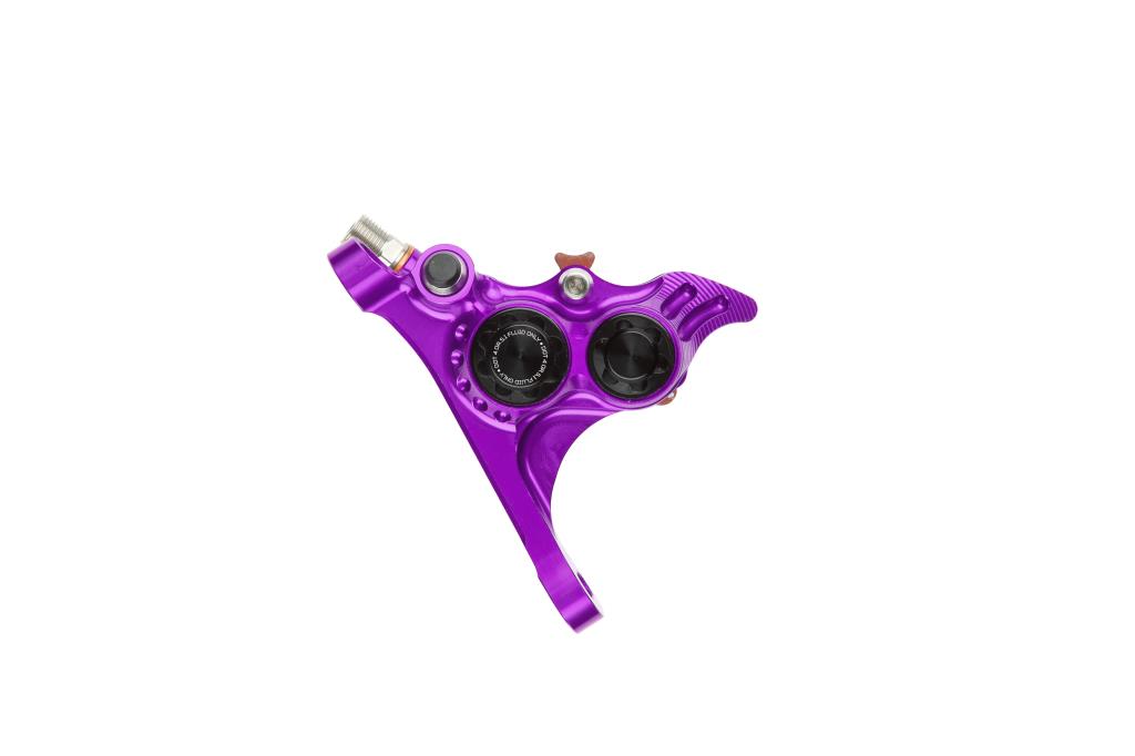 Forreste bremsekaliber HOPE RX4+ SL FMF (+20) 70mm 4 stempler DOT Violet