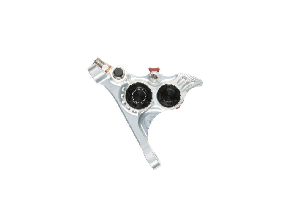 Forreste bremsekaliber HOPE RX4+ SL FMF (+20) 70mm 4 stempler DOT sølv