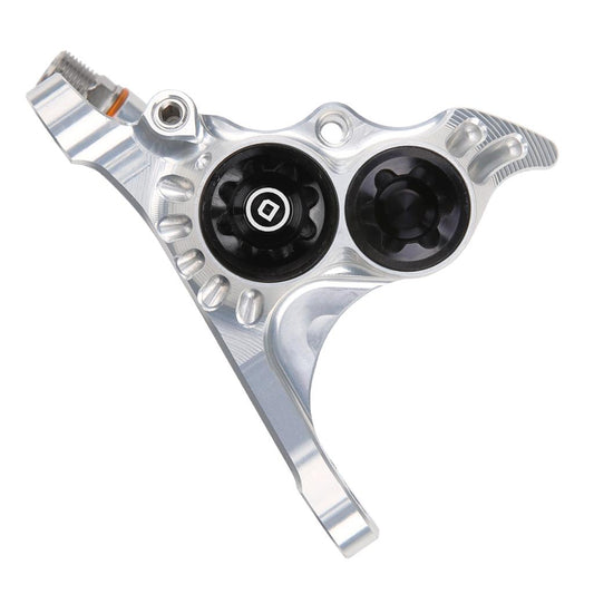 Hydraulisk bremsekaliber foran HOPE RX4+ FMF (+20) 70mm 4 stempler DOT Sølv