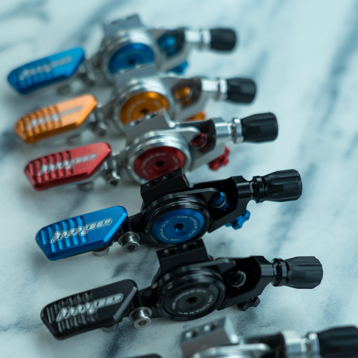 HOPE Black/Blue Seatpost Control